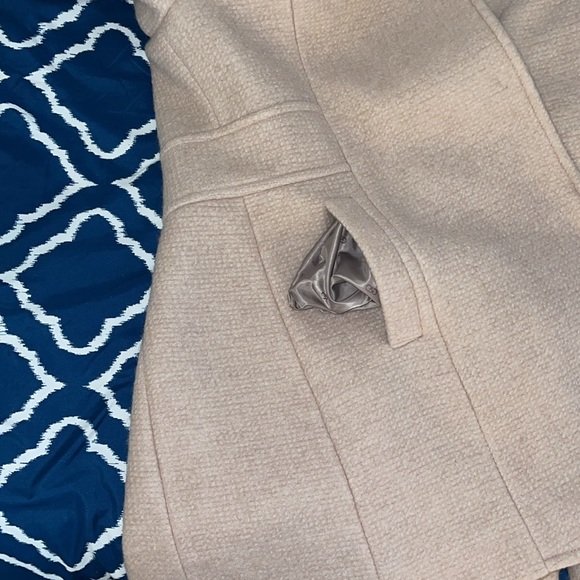 EUC Cole Haan Wool Jacket, Cream, Size 14 - Picture 10 of 12